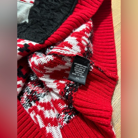 Plus size Christmas sweater, Ostrich Santa - Picture 7 of 9